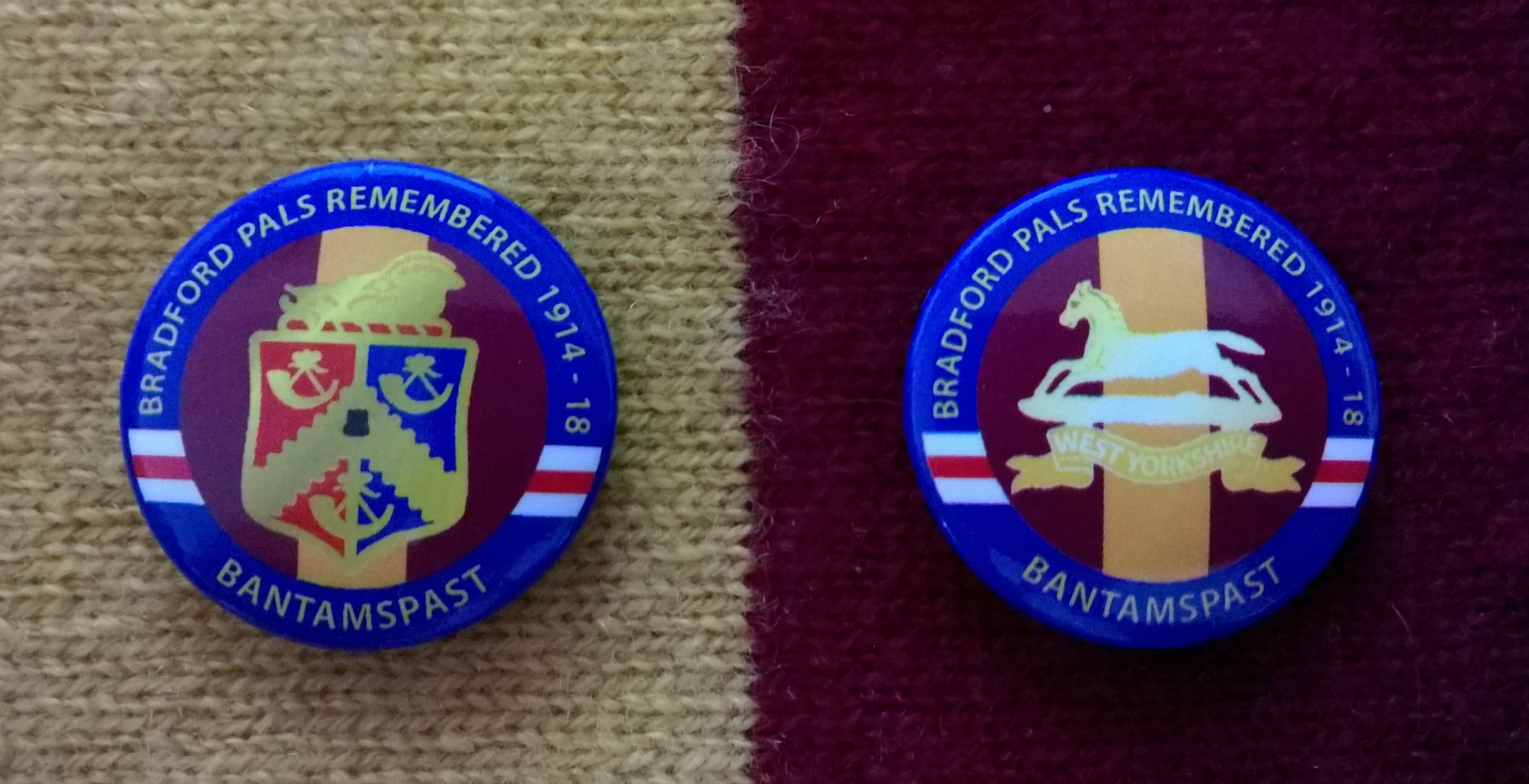 bantamspast Bfd Pals badges
